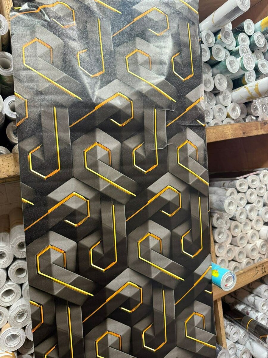 Papier peint géométrique moderne