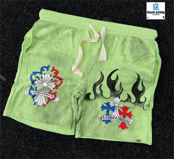 Shorts décontractés vert design