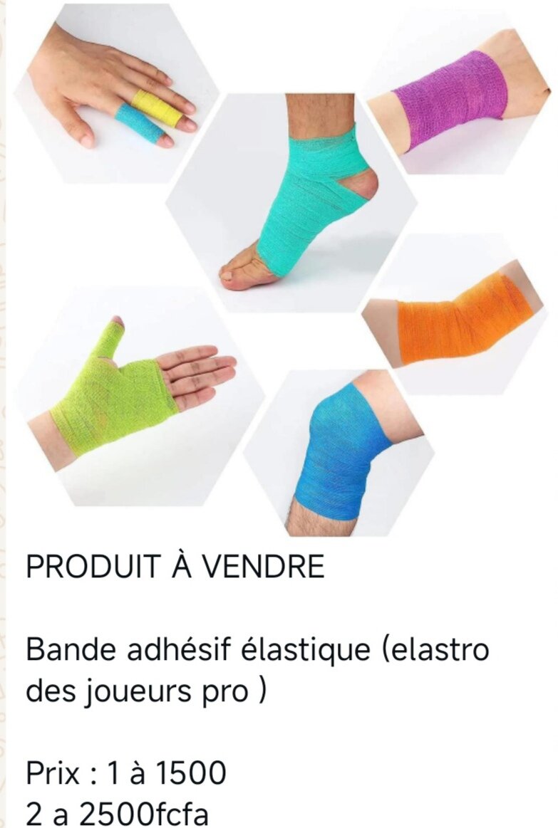 Bande adhésif élastique