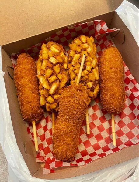 Hot Dogs Coréens Croquants