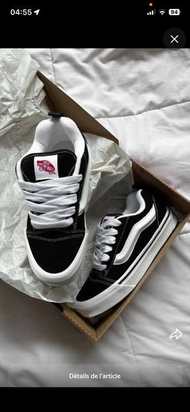 Sneakers tendance noir et blanc