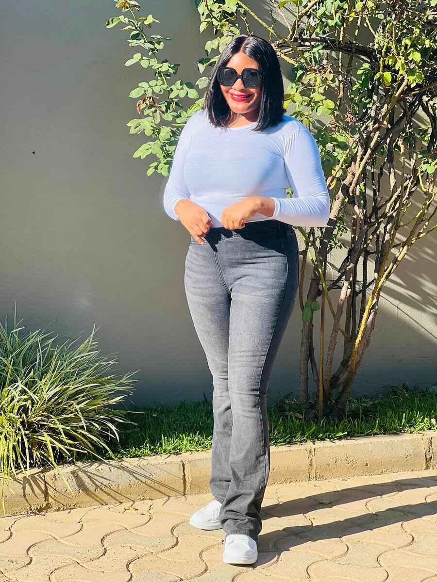 Grey jeans