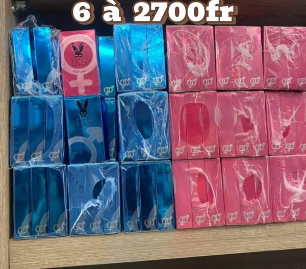 Parfums  IKS ( BLEU , ROSE )