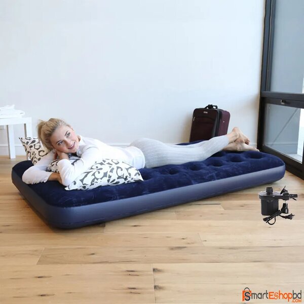 Single inflatable mattress