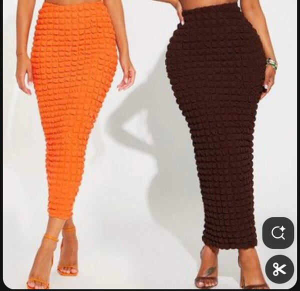 Jupe Longue Texturée Chic