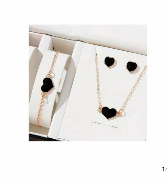 4pcs Ensemble De Bijoux Collire Bracelet