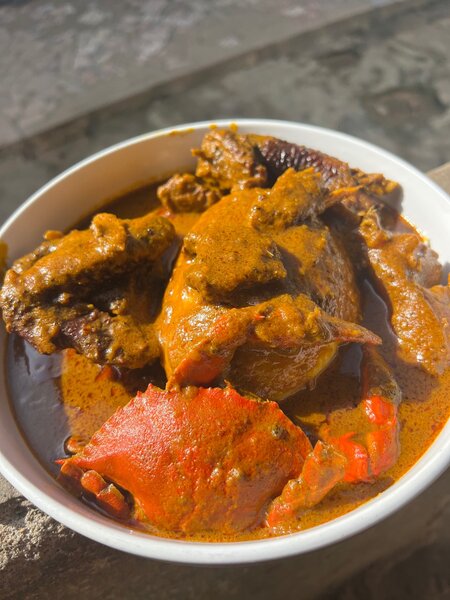 Foutou sauce graine