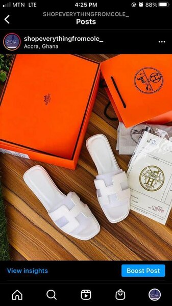 Hermes slippers