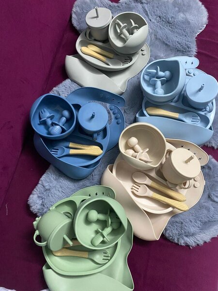 Assiette en silicone