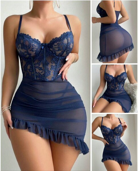 Nuisettes bleu sexy