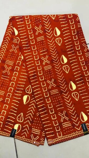 Tissu orange