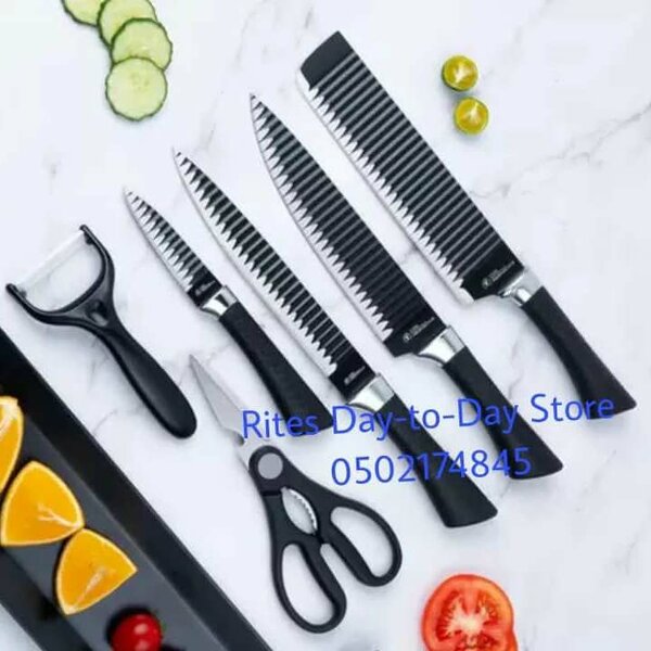 6 pieces knife set