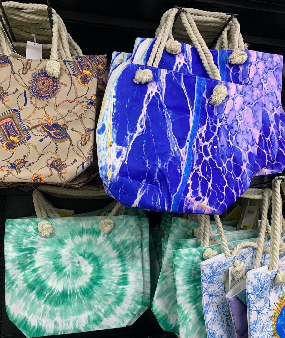 Sacs de plage à motifs colorés