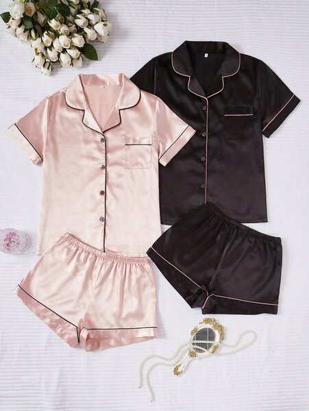 Silk pajamas
