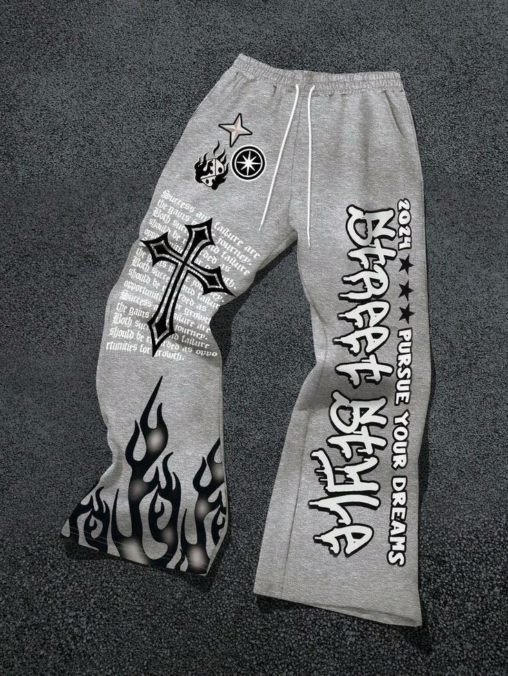 Pantalon style street imprimé