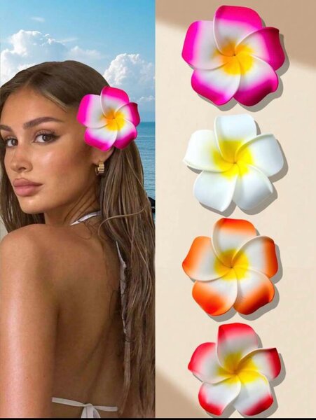 Fleurs Hawaiianes Colorées
