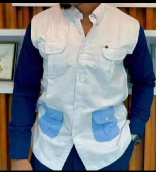 Chemise Homme à Poches Multi-Couleurs