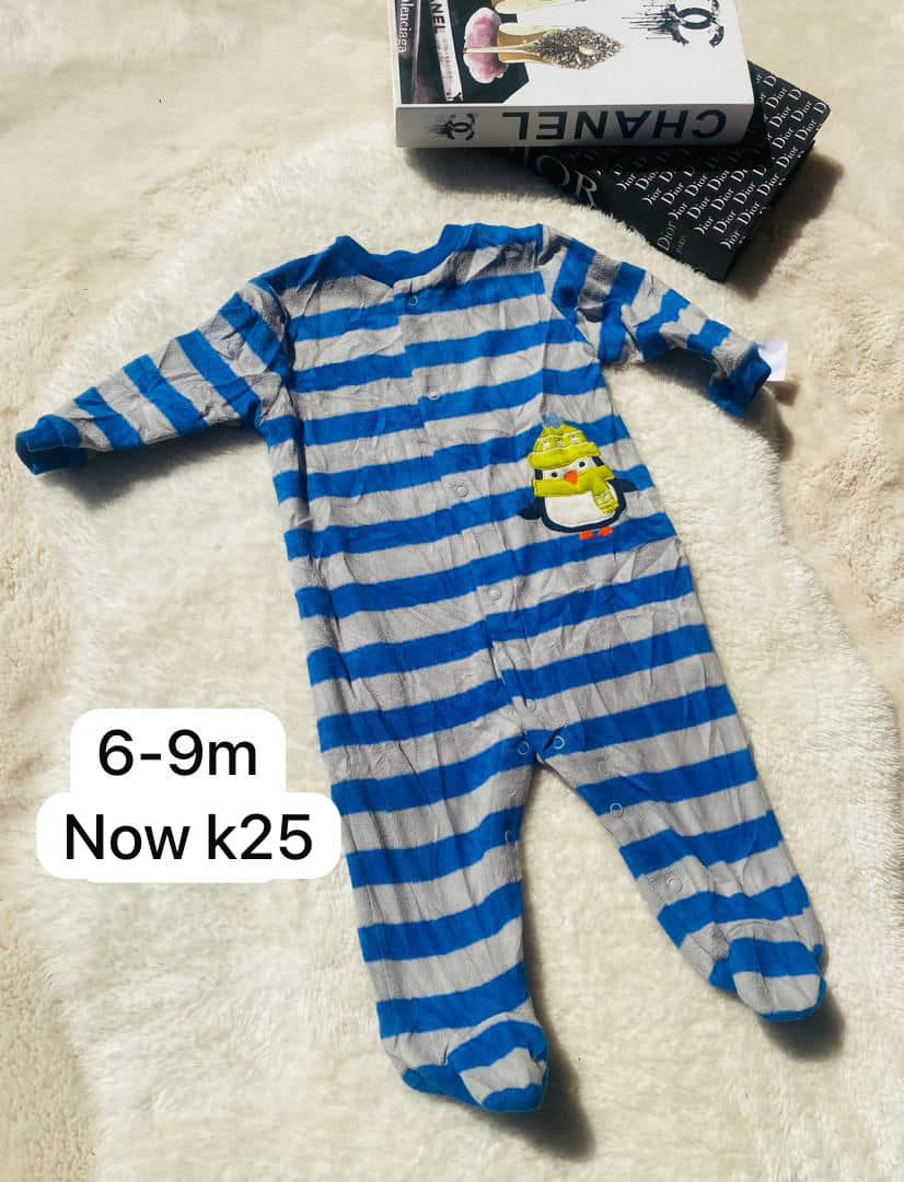 Romper bleu gris