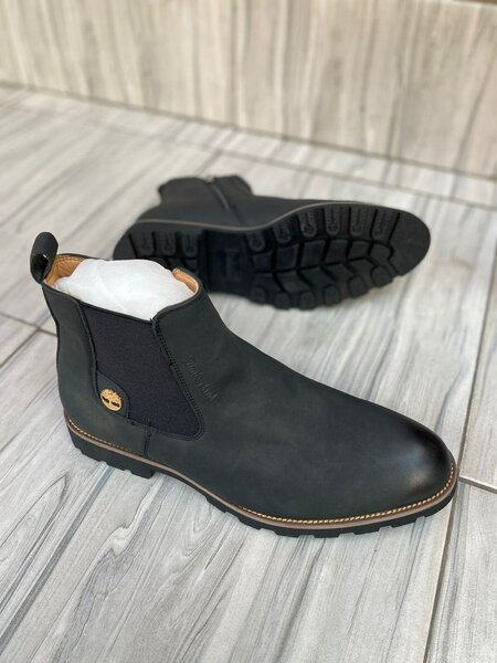 Leather boots