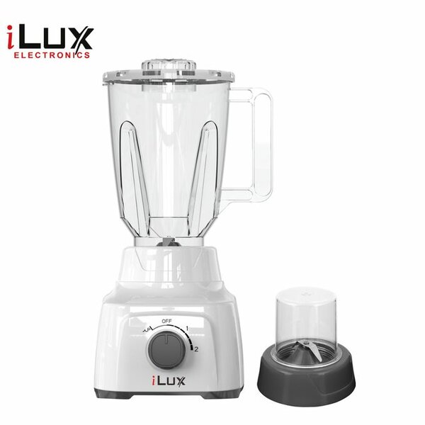 Ilux Blender 2 En 1 - LX-555P- 300W - 1.5 L - Blanc