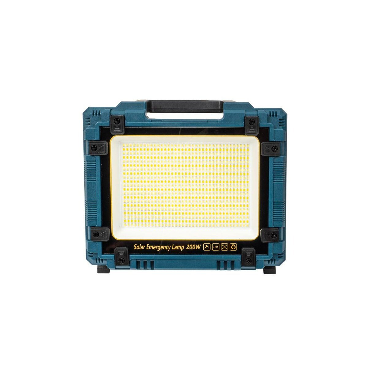 Projecteur mobile rechargeable et batterie solaire W8109-1 2