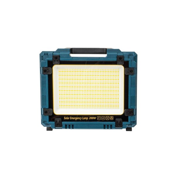 Projecteur mobile rechargeable et batterie solaire W8109-1 2
