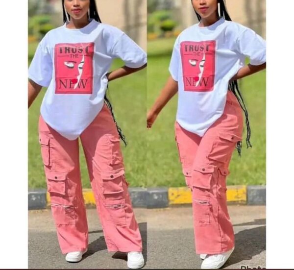 BEGGY JEANS AND TOP