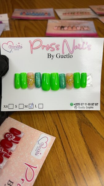 Press-ons élégants Guetlo