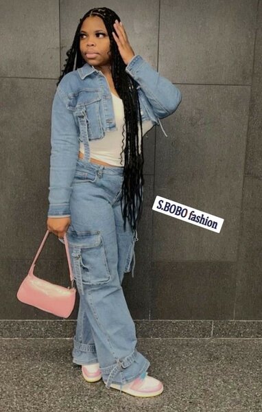Complet jeans femme