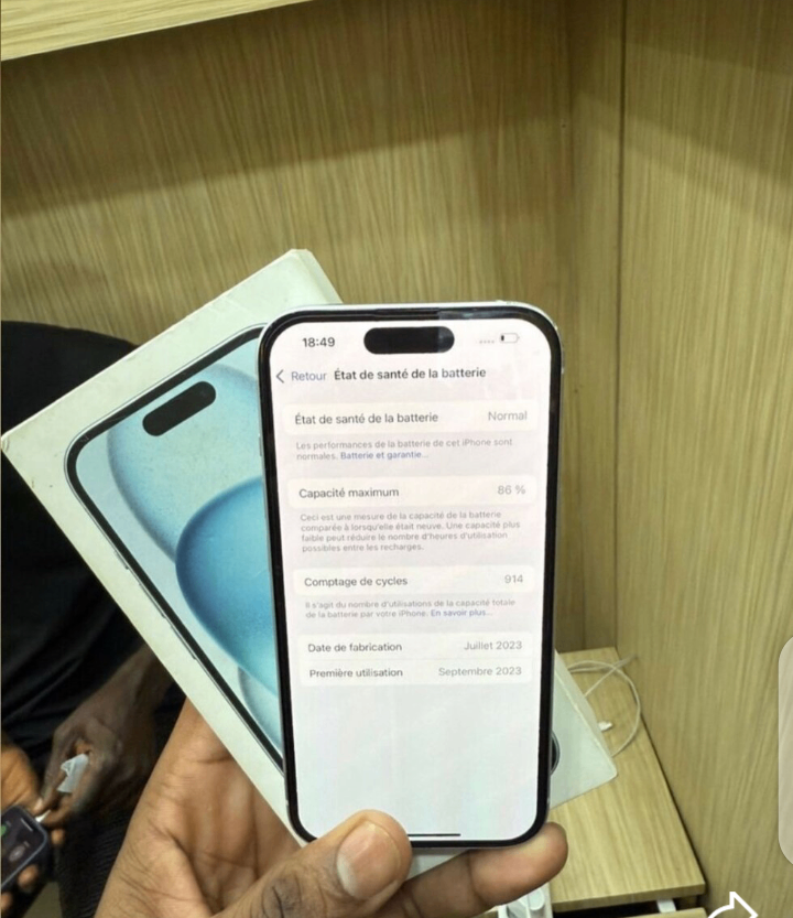 Smartphone dernière génération