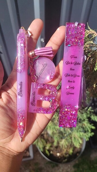 Resin keychain and souvenirs