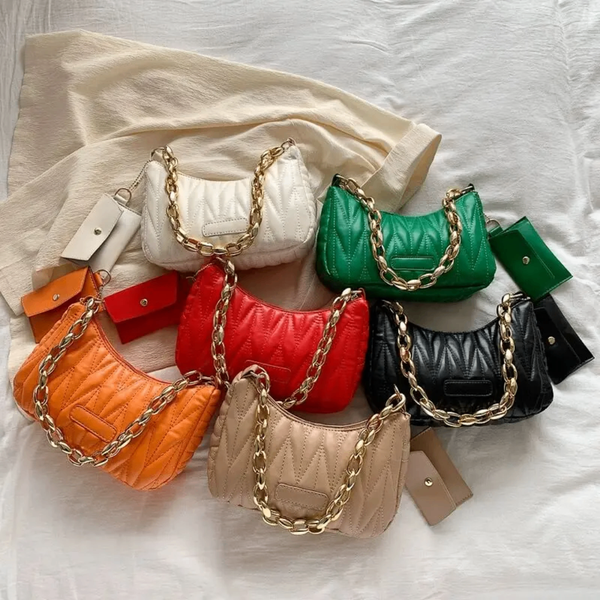 Sacs à main en cuir 2pieces