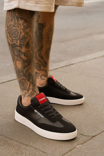 Sneakers en cuir pour hommes