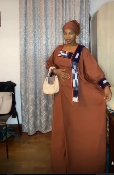Boubou avec foulard