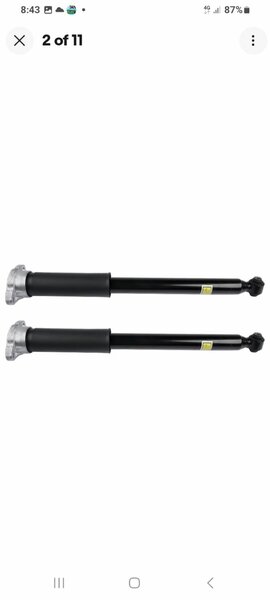 Benz C-class 2017 back shocks