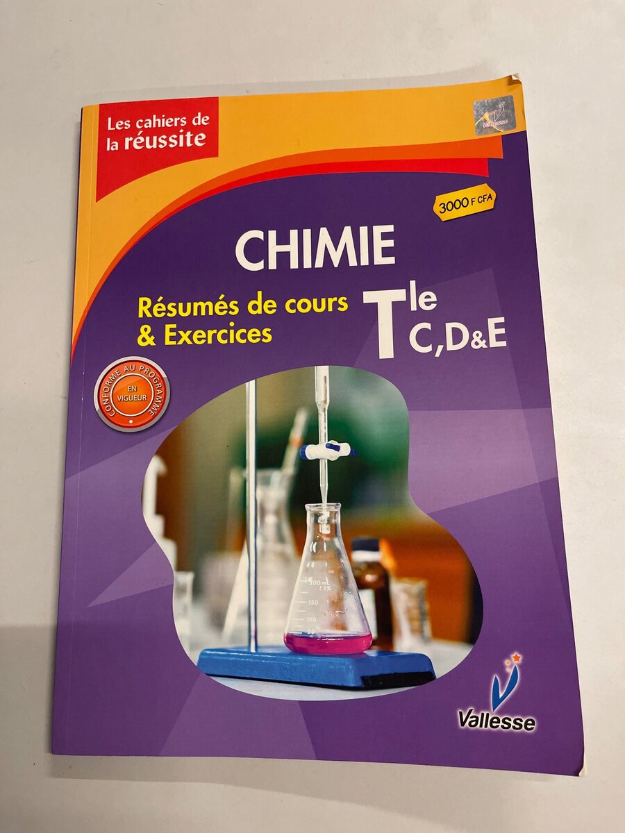 Les cahiers de la réussite Chimie