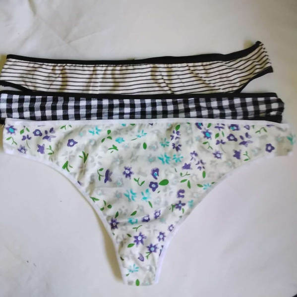 Pant blanc bleu