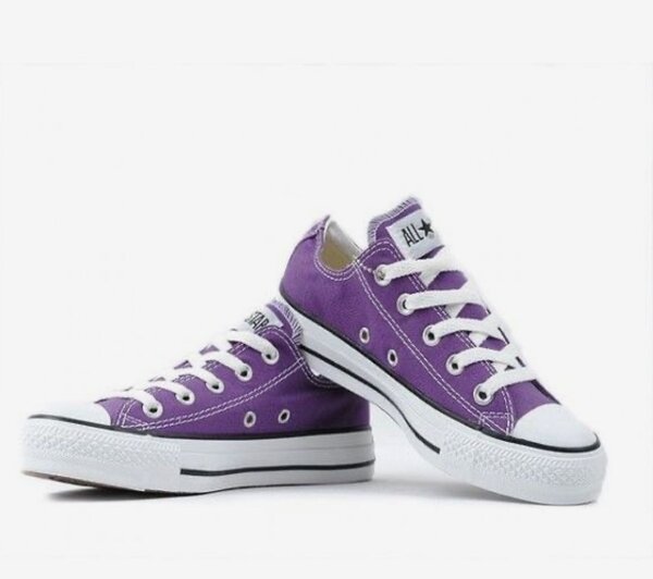 Baskets Converse violettes