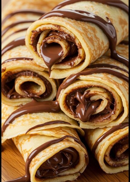 Crêpes au chocolat