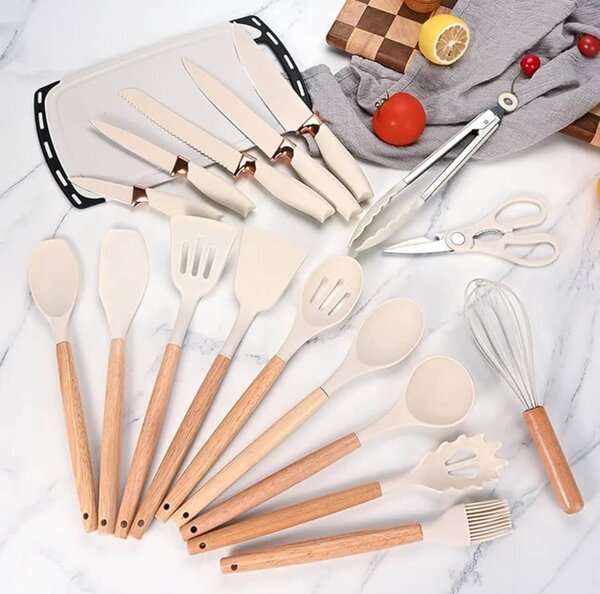 Ensemble d'ustensiles de cuisine 18 pièces