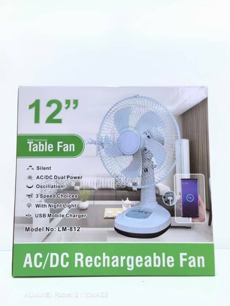 12inch Ac/Dc solar Fan