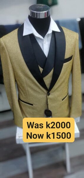 men's brown suit