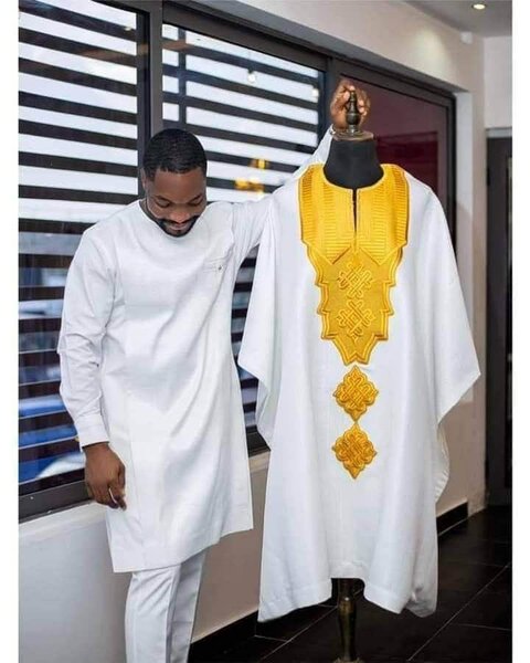 Boubou Homme Élégant Afrique