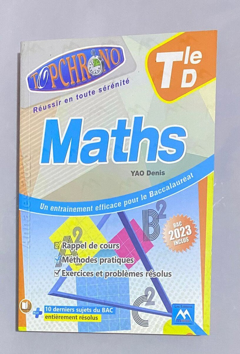 Livre Maths Terminale D
