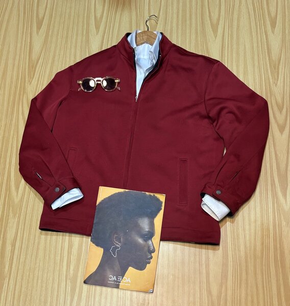 Veste bordeaux élégante