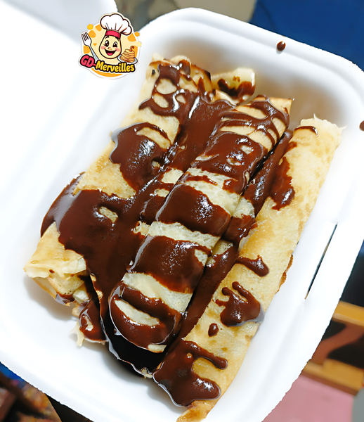Crêpes + sauce chocolat