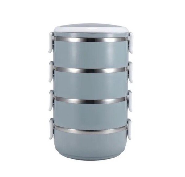 Lunch Box Food Bento Box Stainless Steel Container (4 Layer)
