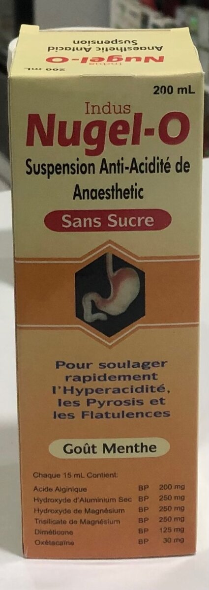 NUGEL O SUSPENSION 200ML Stomach Upset