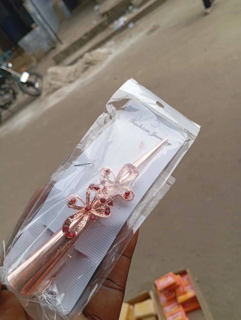 Barrettes pour cheveux rose