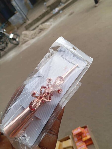 Barrettes pour cheveux rose